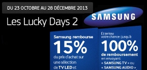 Opération Samsung Lucky Days 2 