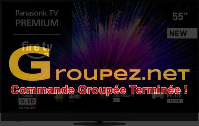 Commande Groupée TV PANASONIC Black Friday